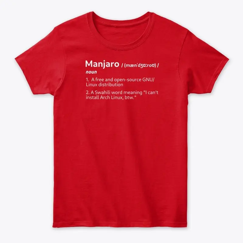 Manjaro Definition Apparel