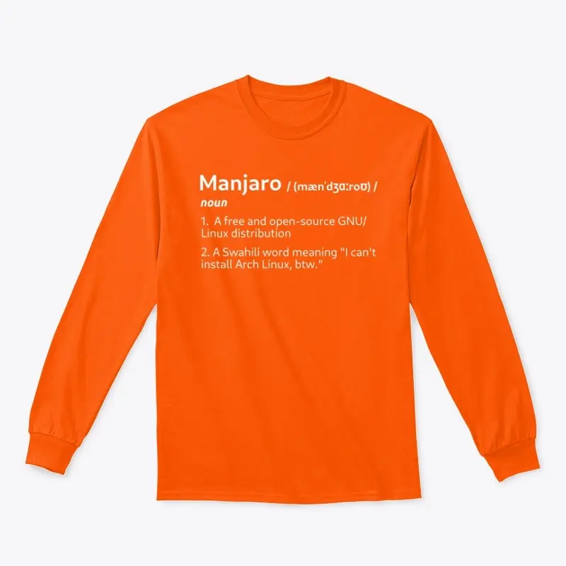 Manjaro Definition Apparel